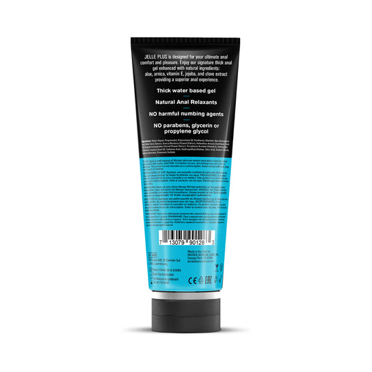 Wicked Jelle Plus Anal Lubricant with Relaxants 8 oz.-1