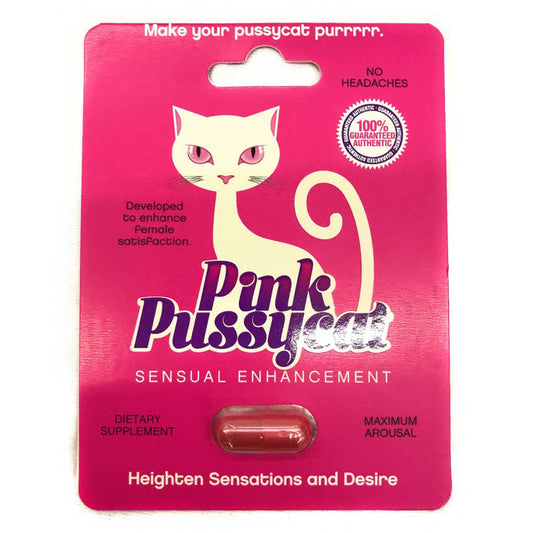 Pink Pussycat Female Sensual Enhancer 1ct pill  24/Dp-0