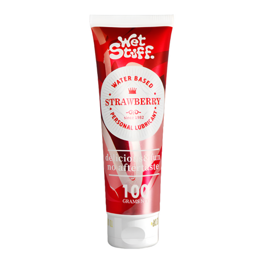 Wet Stuff Strawberry Water-Based Edible Lubricant 100g-0